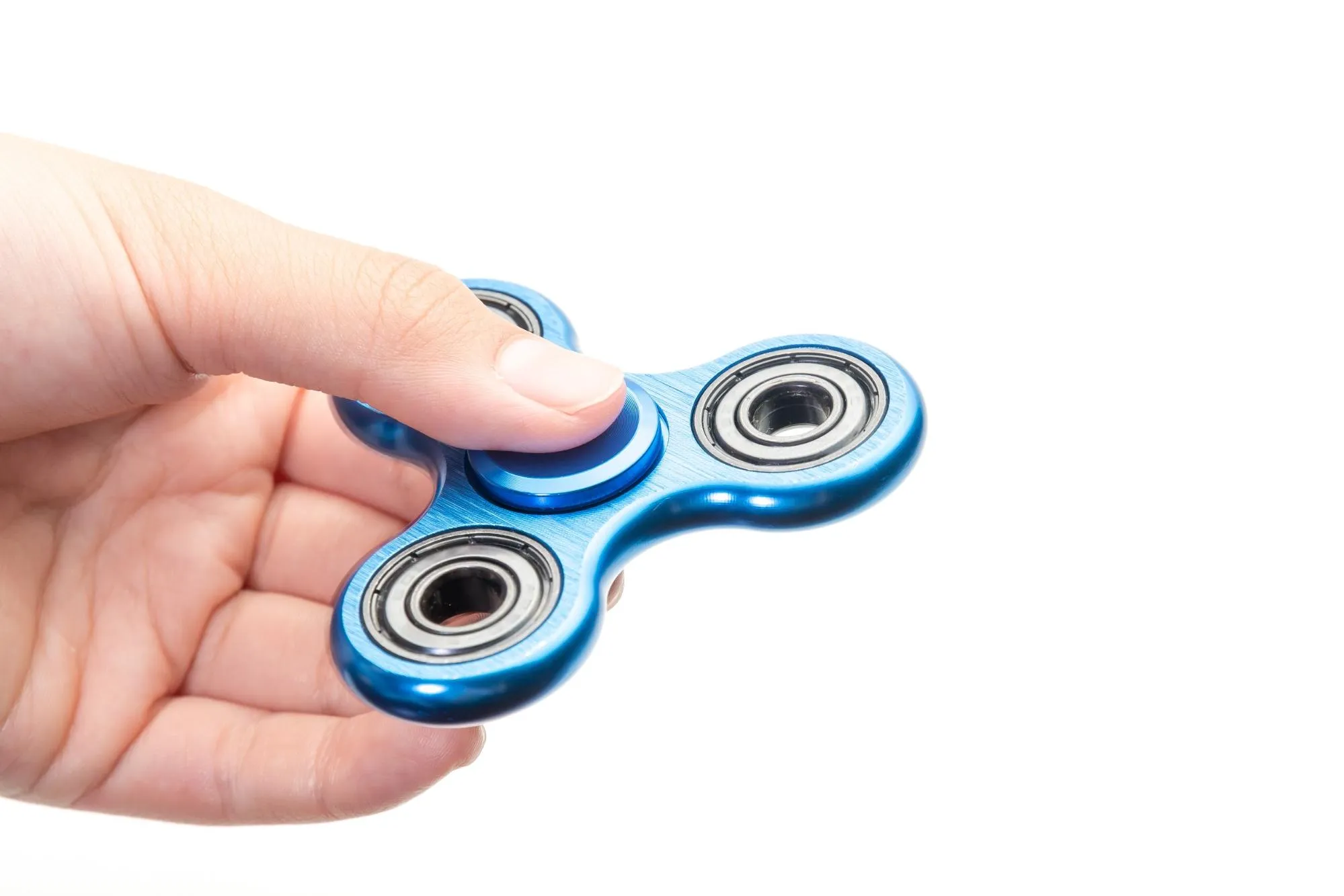 手のひらで回る体験装置-ハンドスピナー-